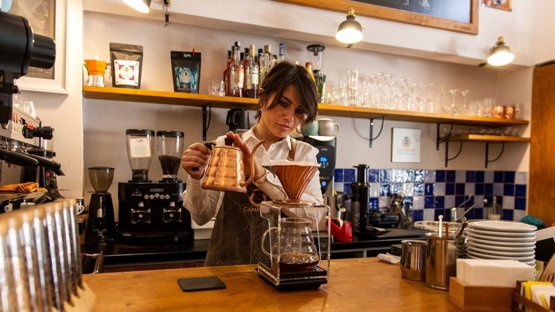 Campana Caffè specialty coffee cafe and roaster in Pompei, Italy