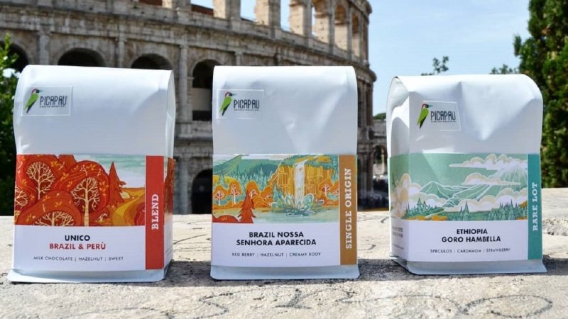 Coffee Beans «I LOVE ROMA» Gourmet 1KG - Italian coffee Bocca della verità