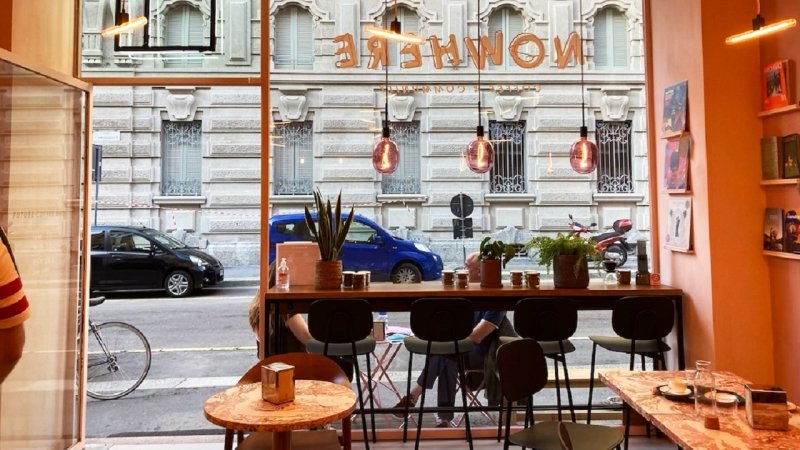 Nowhere Coffee & Community specialty coffee cafe in Milan, Italy