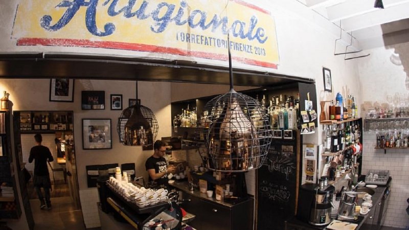 Ditta Artigianale specialty coffee cafe in Florence, Italy