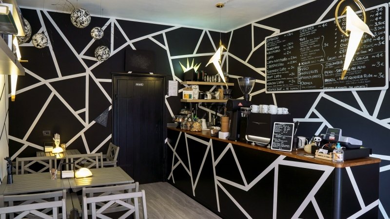 Kuro specialty coffee cafe in Foligno, Italy